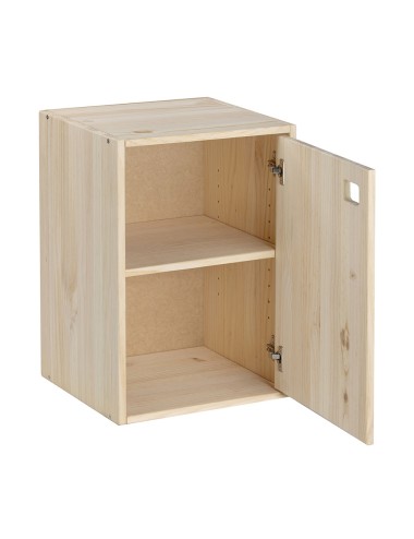 Mueble dinamic 1 puerta modulo vertical pino macizo 37,3x33x53,5cm astigarraga