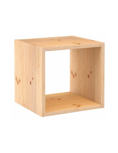 Estanteria modular 1 cubo dinamic pino macizo 36,2x33x36,2cm astigarraga