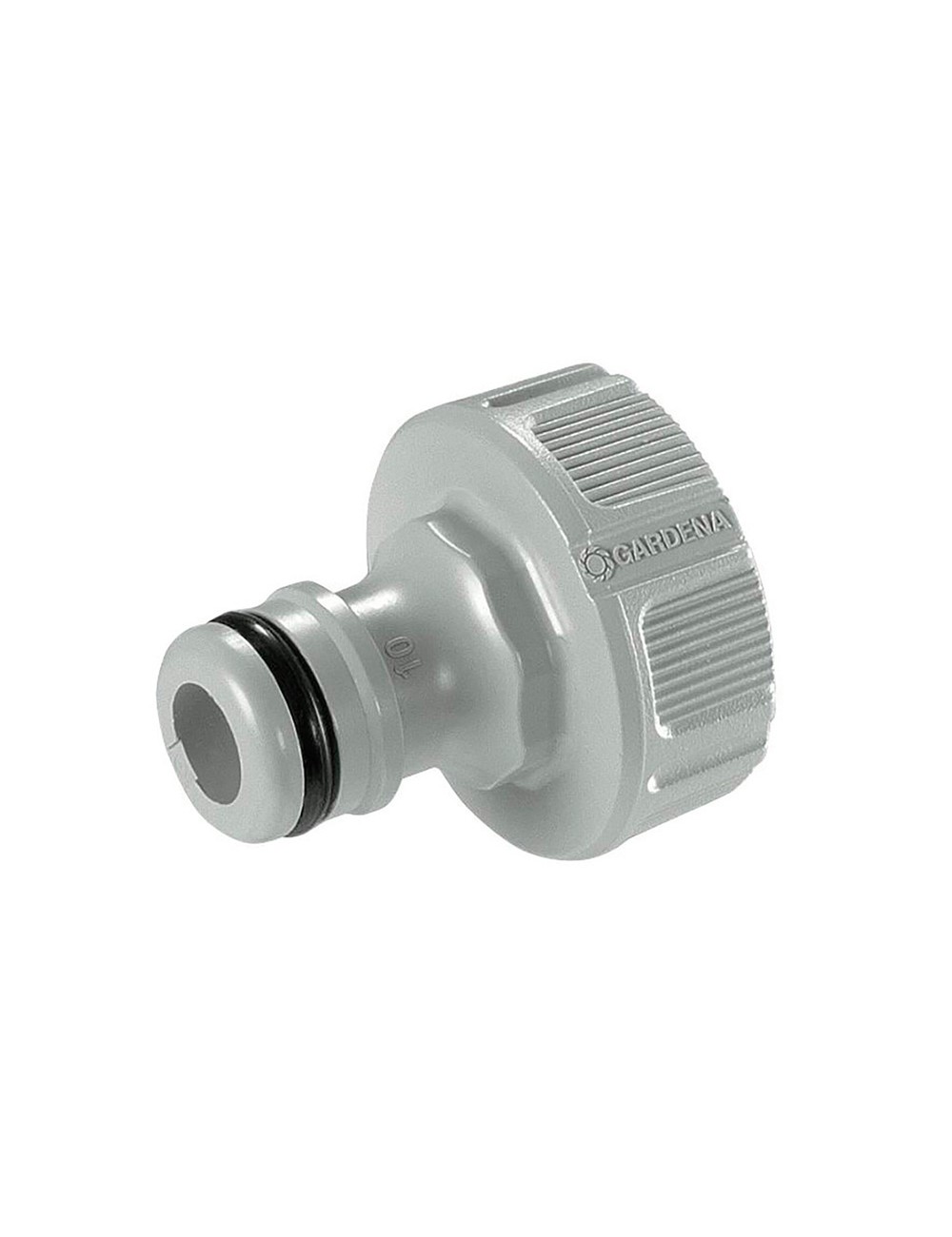 Adaptador macho para grifo 16,7mm con rosca hembra 21mm 1/2" (blister) gardena