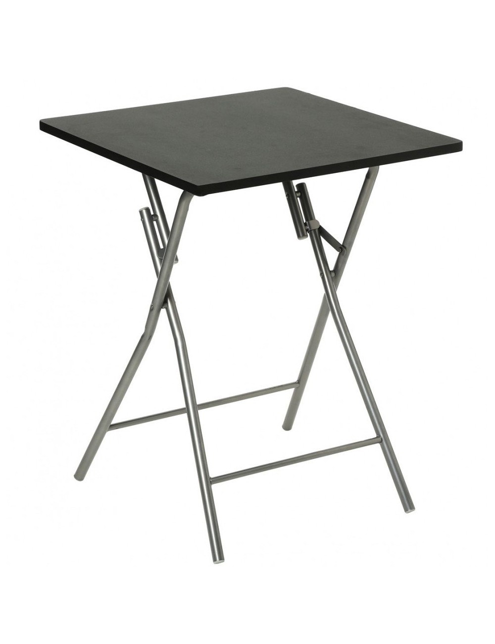 Mesa plegable negra 60x60x75cm