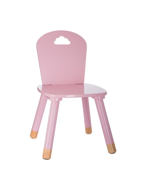 Silla infantil color rosa 32x31.5x50cm