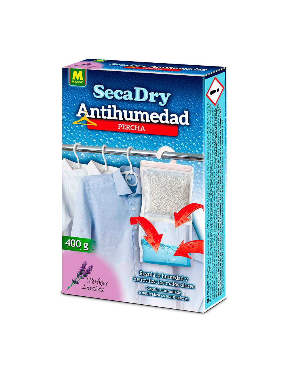 Secadry percha antihumedad 400g. 231645 massó