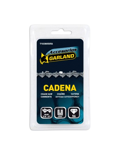 Cadena de motosierra para espada de 16" (40cm) 3/8 b.p 16" 56 e 7103805056 garland