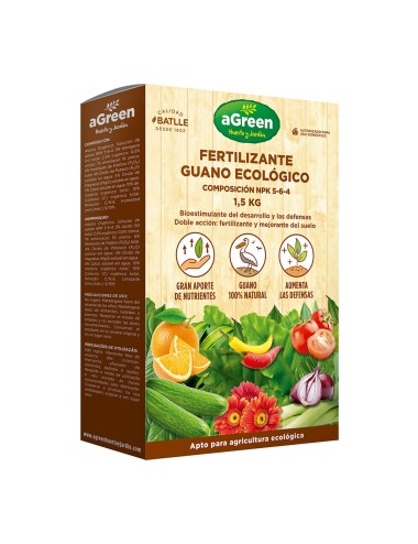 Fertilizante guano 1,5kg agreen