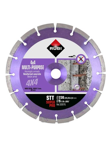 Disco diamantado stt ø230mm superpro 30976 rubi