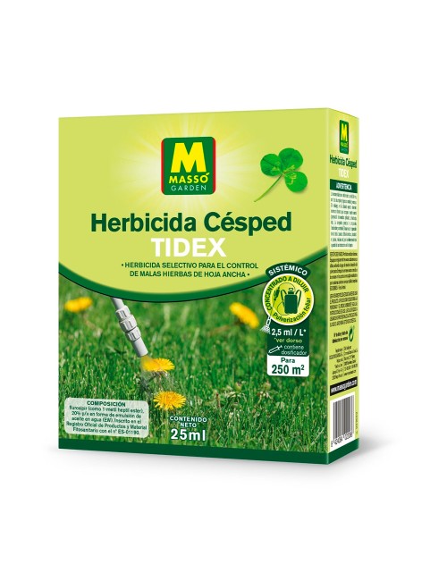 Garden herbicida para césped 25ml 231662 masso