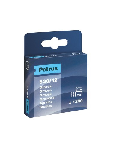 Caja 1200 grapas mod. 530/12mm 77516 petrus