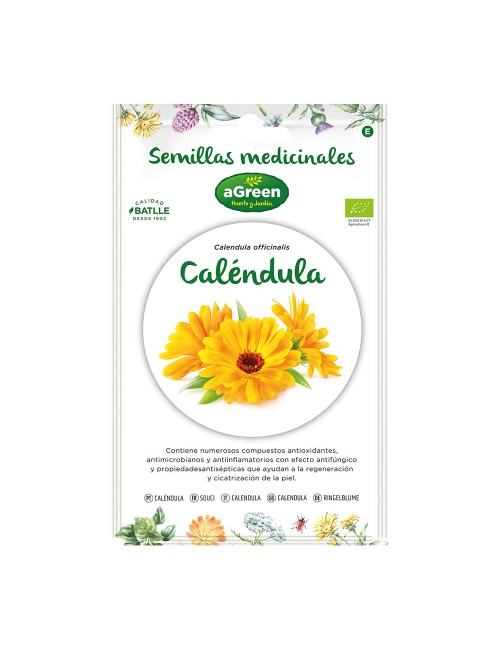 Sobre con semillas de calendula "medicinal" eco 857002bolsh agreen