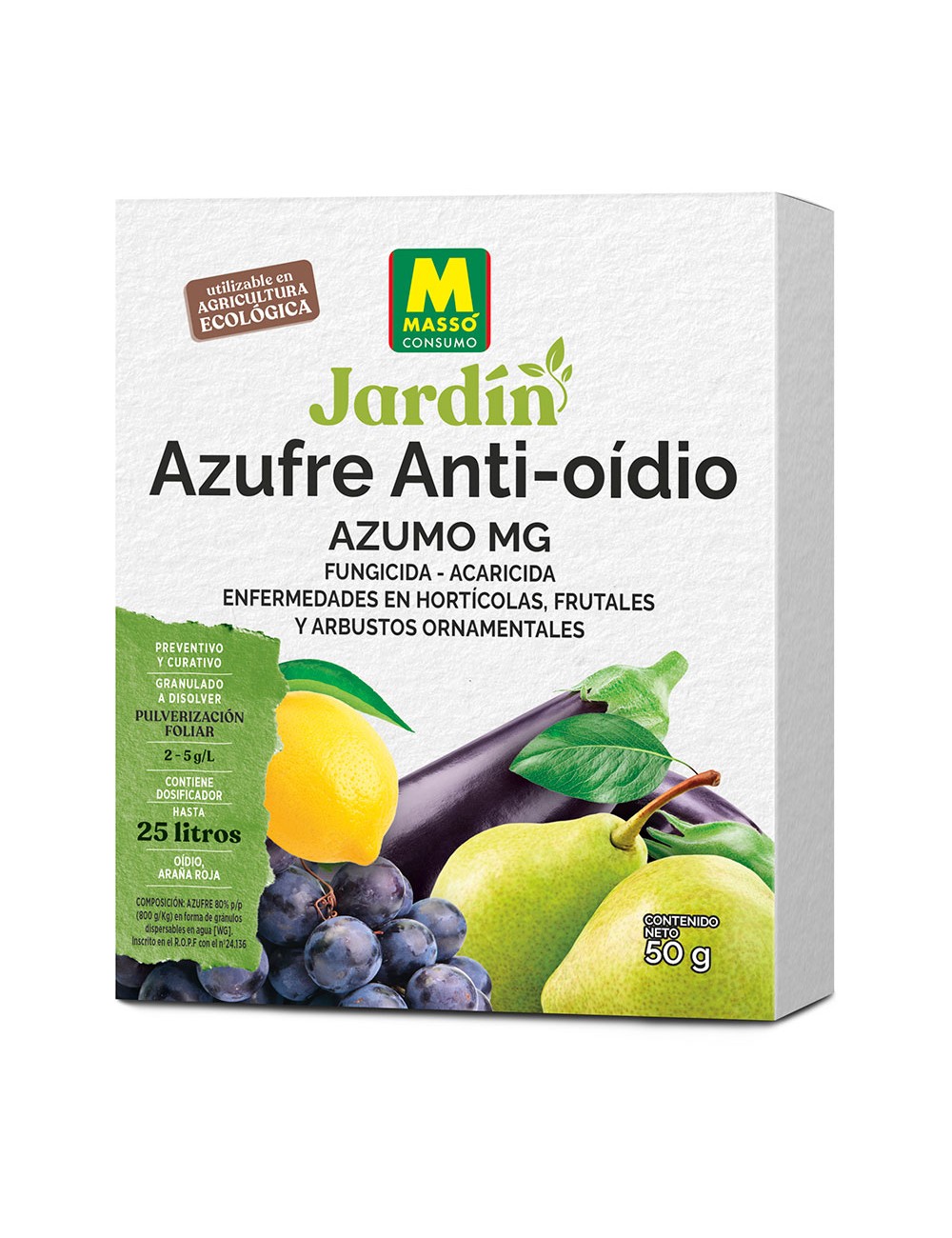 Azufre antioidio eco 50g masso