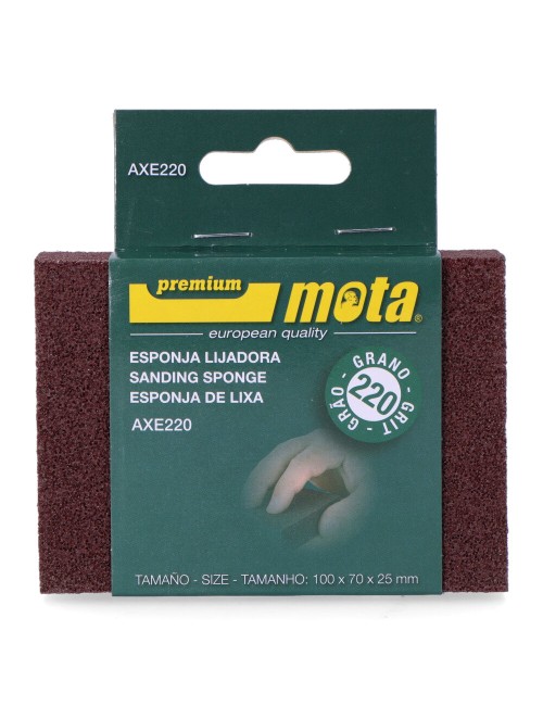 Lija de esponja alumina grano 220 axe220 mota