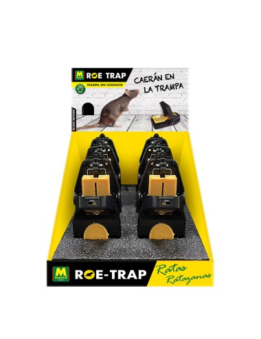 Trampa para ratas black edition medidas 15,2x8x7,3cm. 231702 masso