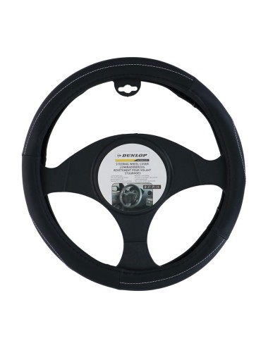 Funda para volante de ø37-39cm detalle gris dunlop