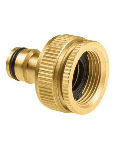 Conector a grifo jardín de 3/4" o 1" laton brass cellfast