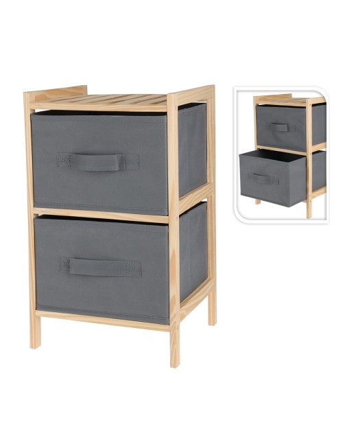 Armario de 2 compartimentos para almacenar 27,5x25x46cm, 784630100. storage solutions