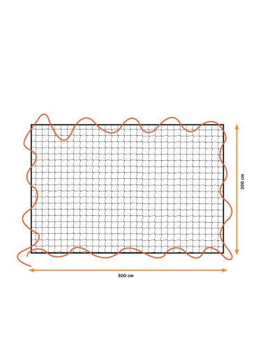 Red de carga elastica, 2x3m, mallado 10x10cm. black+decker