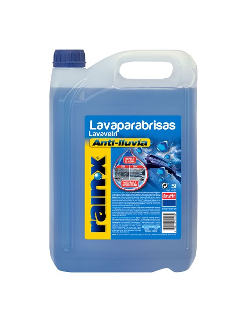 Liquido lavaparabrisas anti-lluvia 5l. rainx