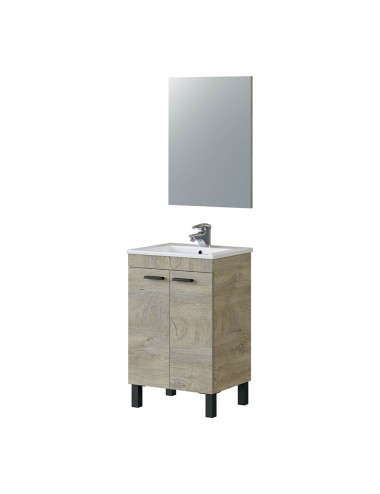 Mueble 50 2 puertas + espejo koncept