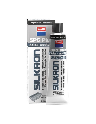 Formador de juntas silkron spg plus negro 75 ml