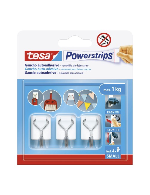 Gancho autoadhesivo powerstrips s, blanco