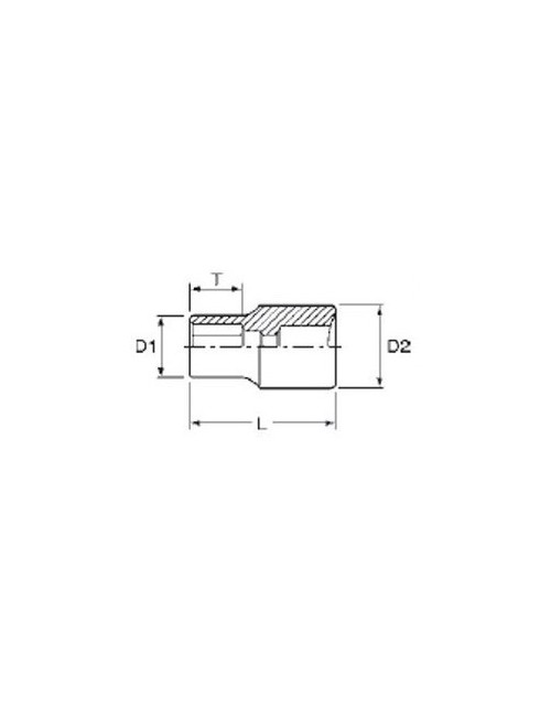 VASO 1/4"  10MM M140510-C