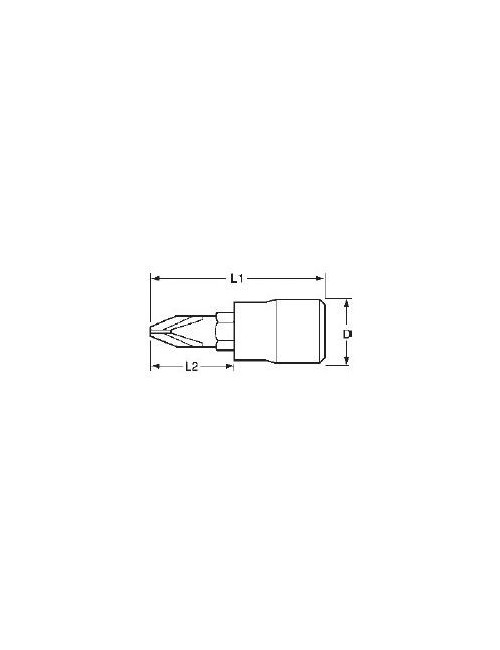 VASO PUNTA PZ2 1/4"...