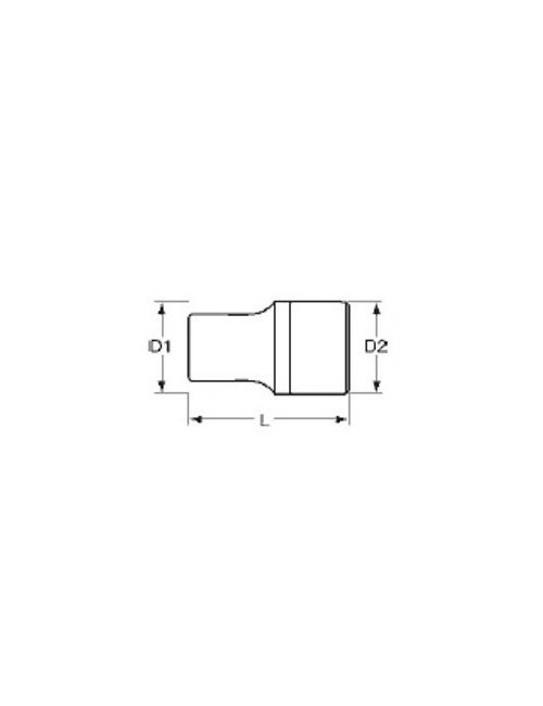 VASO TORX 1/4"  E8 M140708-C