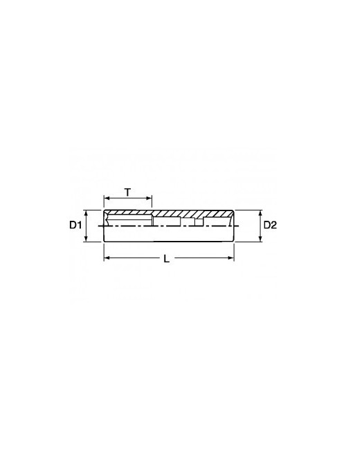 VASO HEX 1/4" 5 MM M140605-C