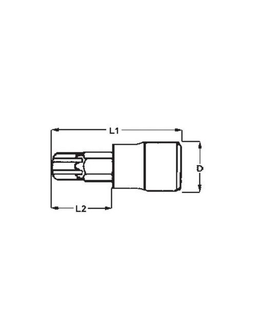 VASO 3/8"  TX40 M381240T-C...