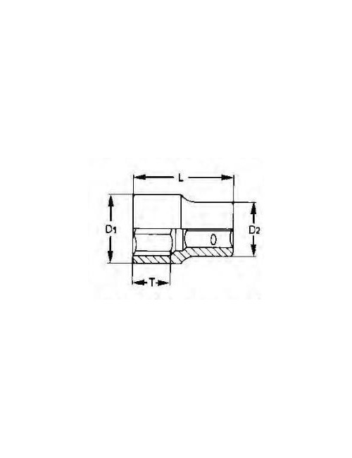 VASO DE IMPACTO HEX 3/4" 23...