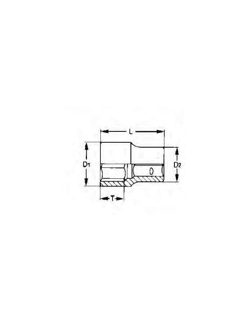 VASO BIHEX 1" 58MM M110558