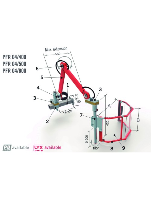 PROTECTOR FRESADORA PFR 04/400