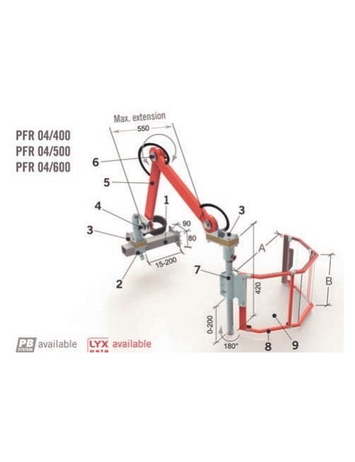 PROTECTOR FRESADORA PFR 04/500